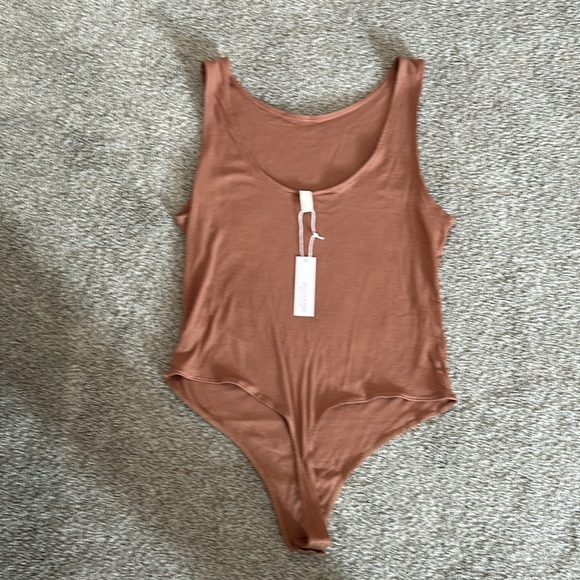 BNWT Gentle Fawn Janey  ribbed bodysuit in new spring color : Chia. XL - Picture 2 of 3